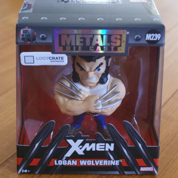 NIB Loot Crate X-MEN Logan Wolverine METAL die cast - Picture 3 of 4